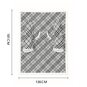 Casteria Customs – Manta acogedora y cómoda con estampado integral y mangas imagen 3
