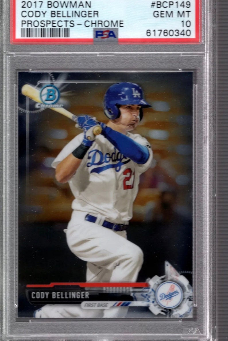 2017 Bowman Chrome CODY BELLINGER Rookie Prospect #BCP149 PSA 10 Gem Mint -  bpbd.blitarkab.go.id