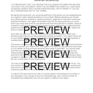 DIY Medical Power of Attorney