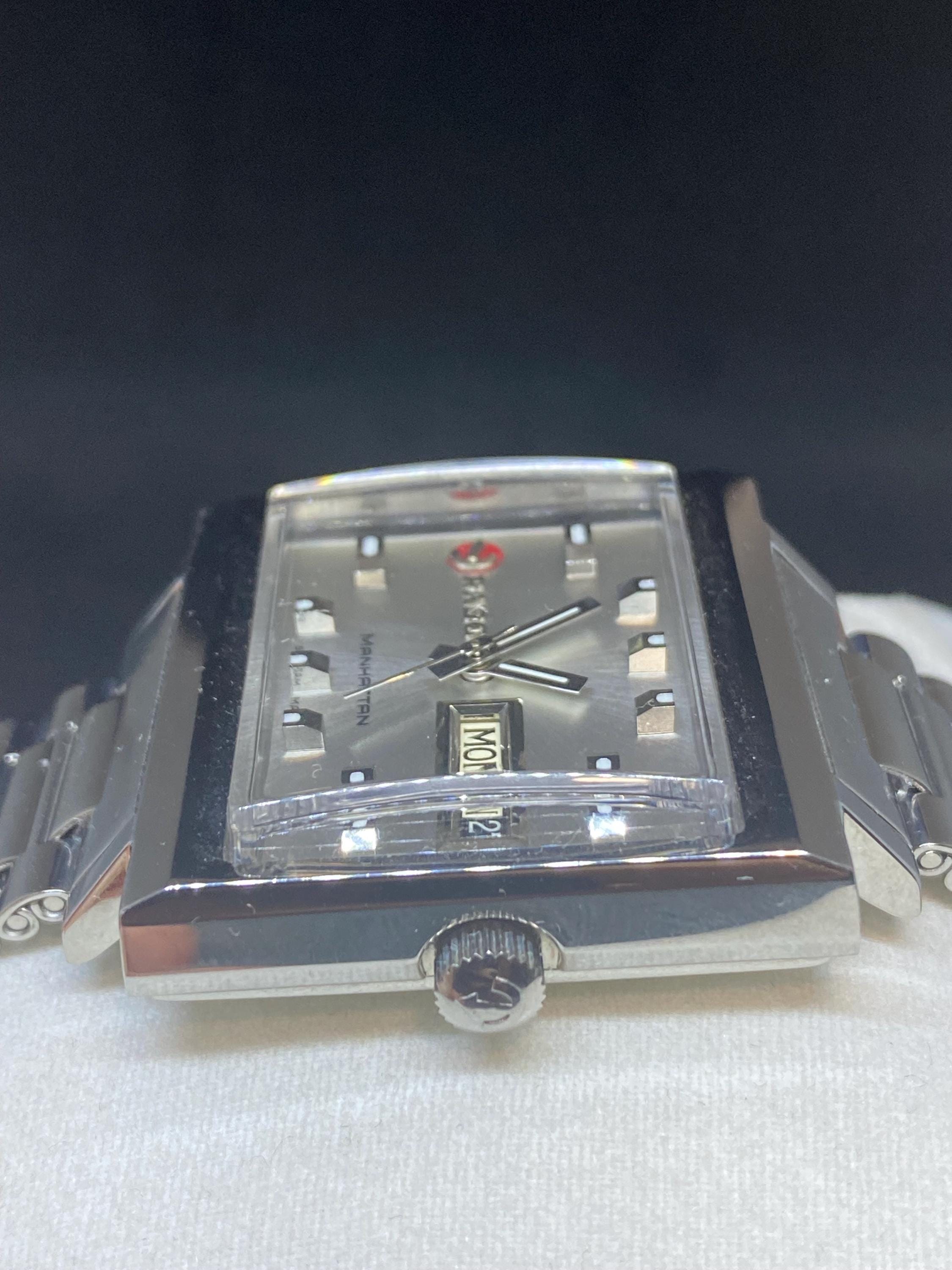 X514 ラドー MANHATTAN メンズ オートマチック 腕時計 デイデイト 純正