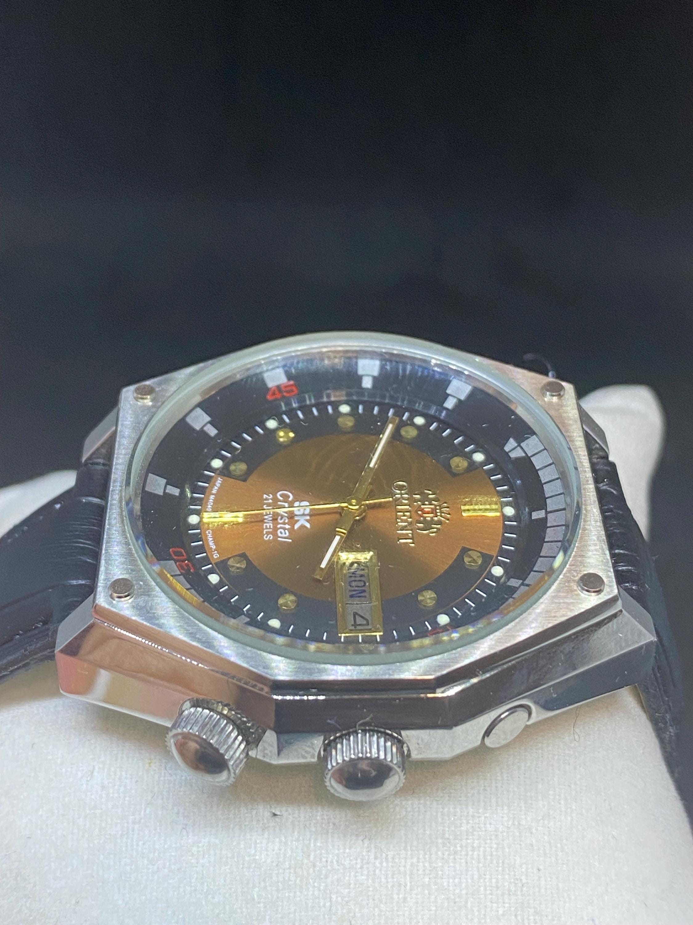 Vintage ORIENT SK Crystal 21 Jewels Automatic Day/date Watch - Etsy