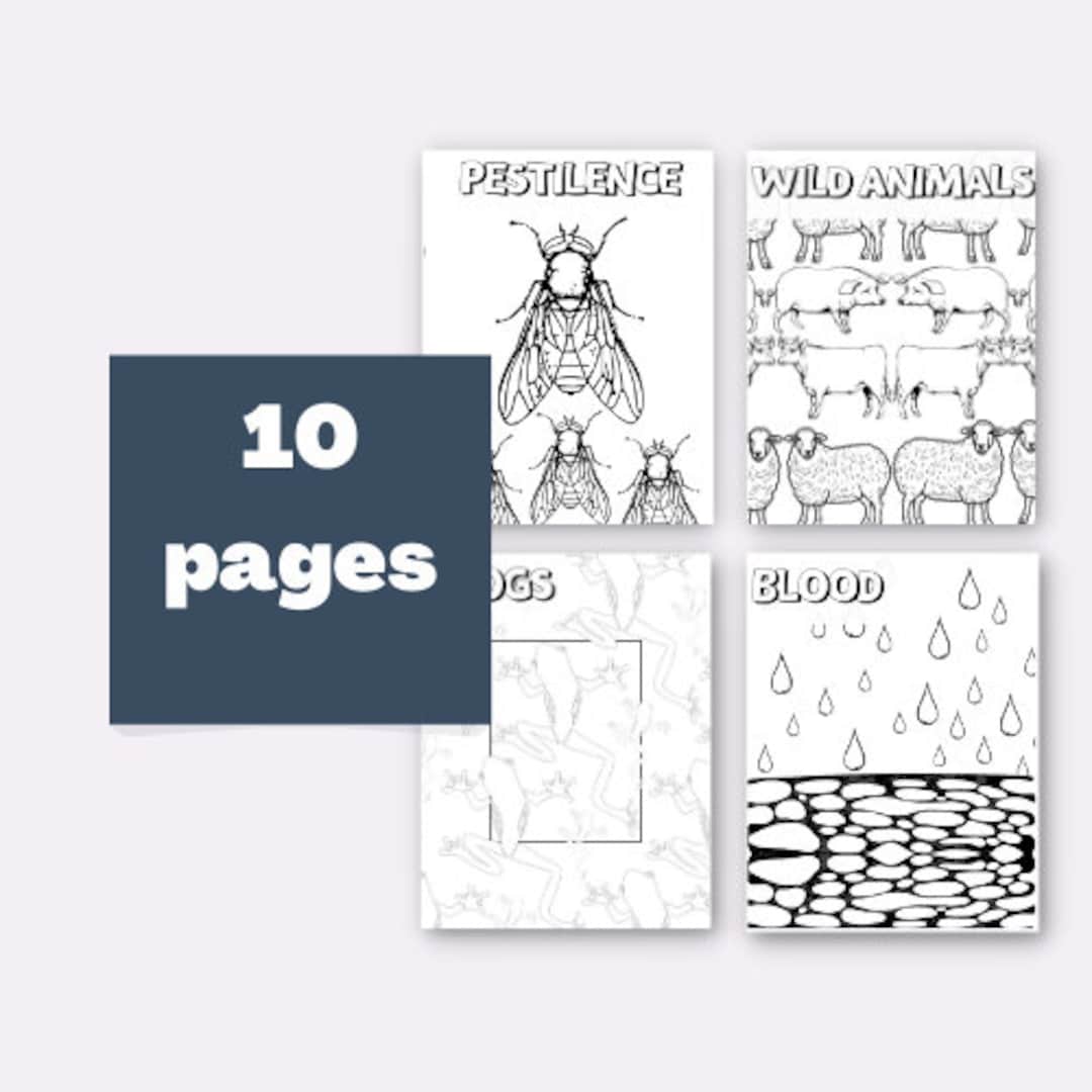 Passover Printable Coloring Pages! Fun Activity for the Jewish Holiday ...