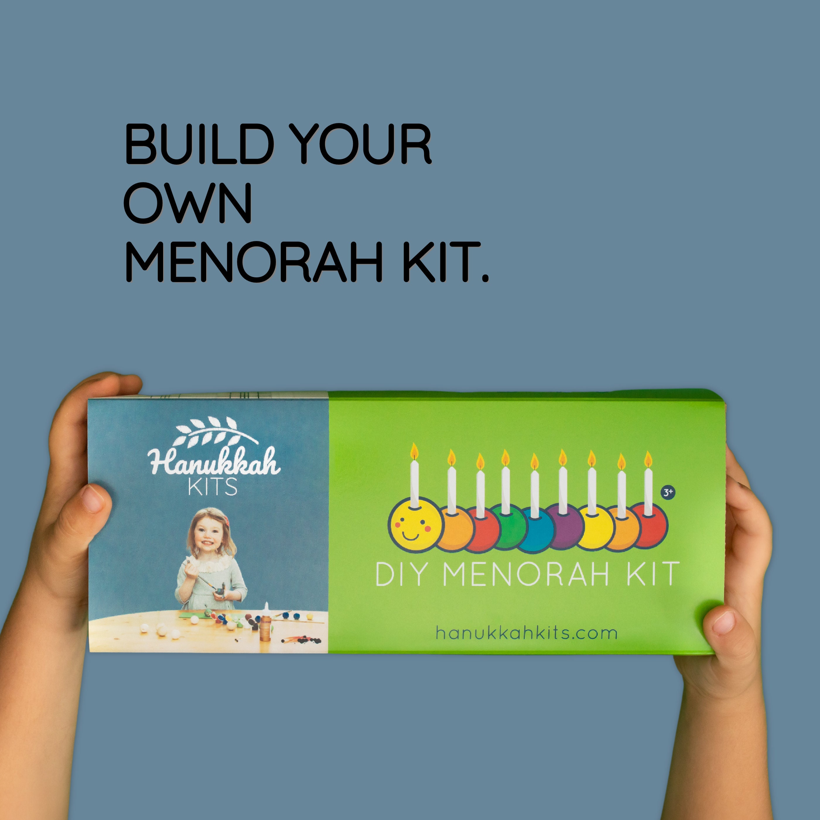 DIY Hanukkah Craft Kit. Menorah Craft Kit. Chanukah Gift for Etsy Canada