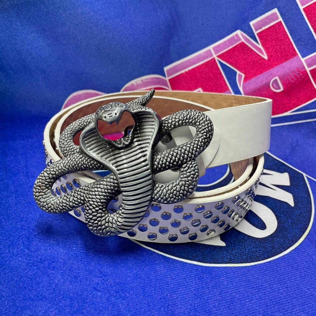 Rock Belt Unisex,y2k Gothic Rivet Buckle Belt,western Cowboy Diamond