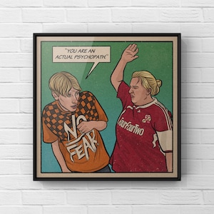Esta impressão de arte country | Kurtan e Kerry Mucklowe | Pôster de comédia britânica | Arte de parede retrô de comédia britânica