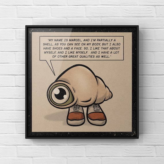 Marcel the Shell With Shoes on Art Print | Movie Poster