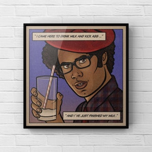 Maurice Moss Retro Style Print | The IT Crowd Poster | British Comedy Wall Art