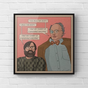 Brian and Charles Print | British Comedy Movie Poster | Retro Wall Art | David Earl | Charles Petrescu | UNFRAMED