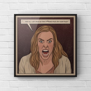 Impressão &quot;Eu Sou Sua Mãe&quot; | Pôster do Filme Hereditário | Arte de Filme de Terror | Arte de Parede Retrô | SEM MOLDURA