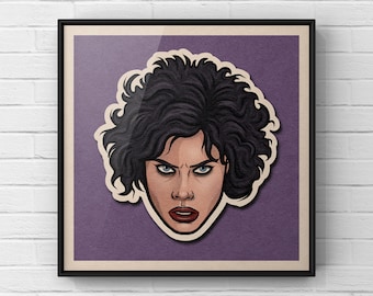 Nancy Downs Print | The Craft Retro Style Art | Horror Movie Poster | 90s Film Print | Fairuza Balk