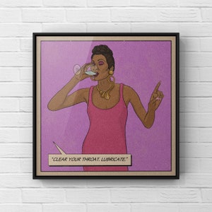 Elektra Abundance Retro Style Print | Pose Poster | TV Show Wall Art | UNFRAMED