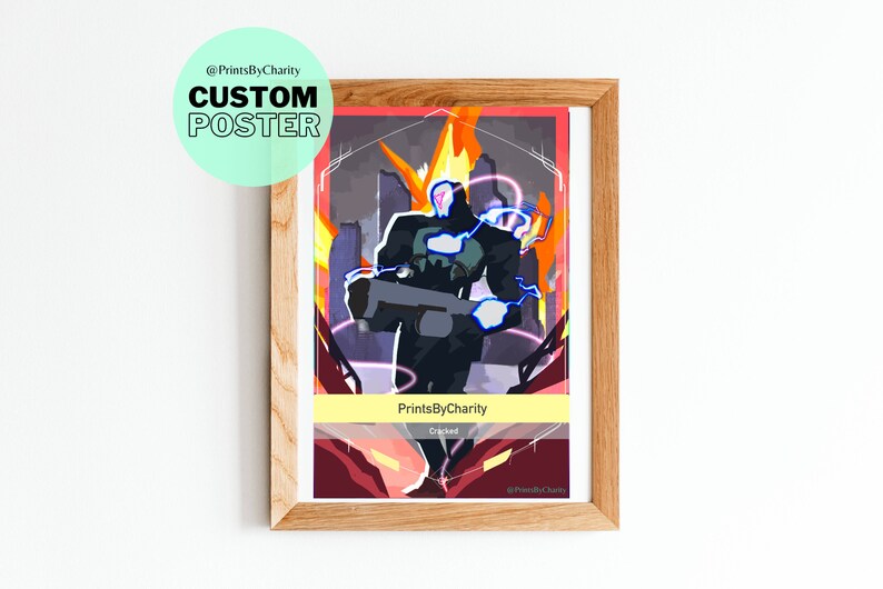 Custom Kayo Valorant Player Card Poster 11x17 Print Personalized