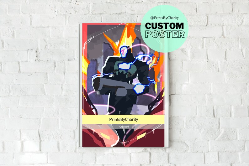 Custom Kayo Valorant Player Card Poster 11x17 Print Personalized