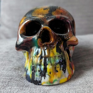 Recycled Plastic Skull Ornament