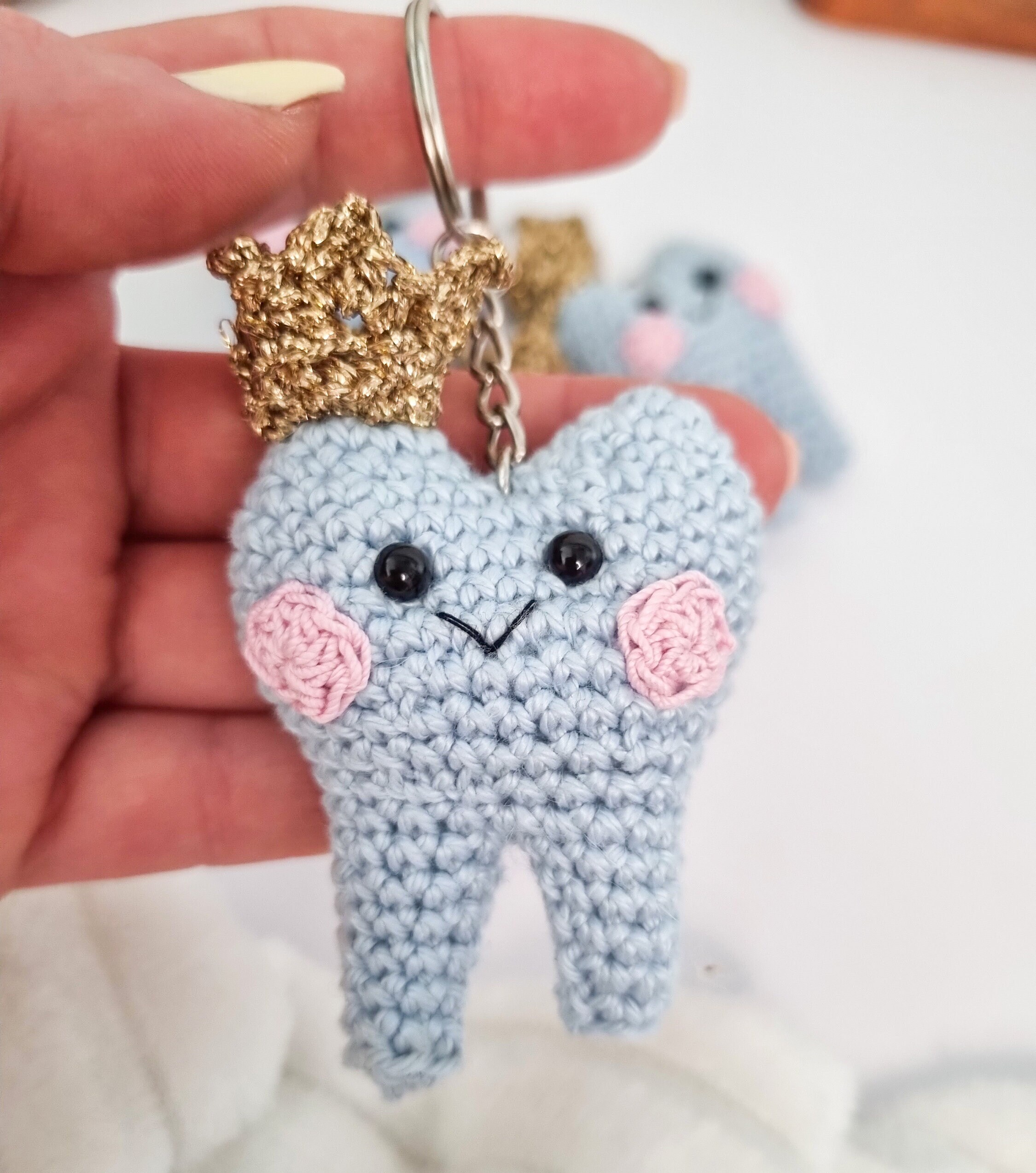 Zahnfee Geschenk-Set - Perlenarmband Mit Karte Und Stoffbeutel