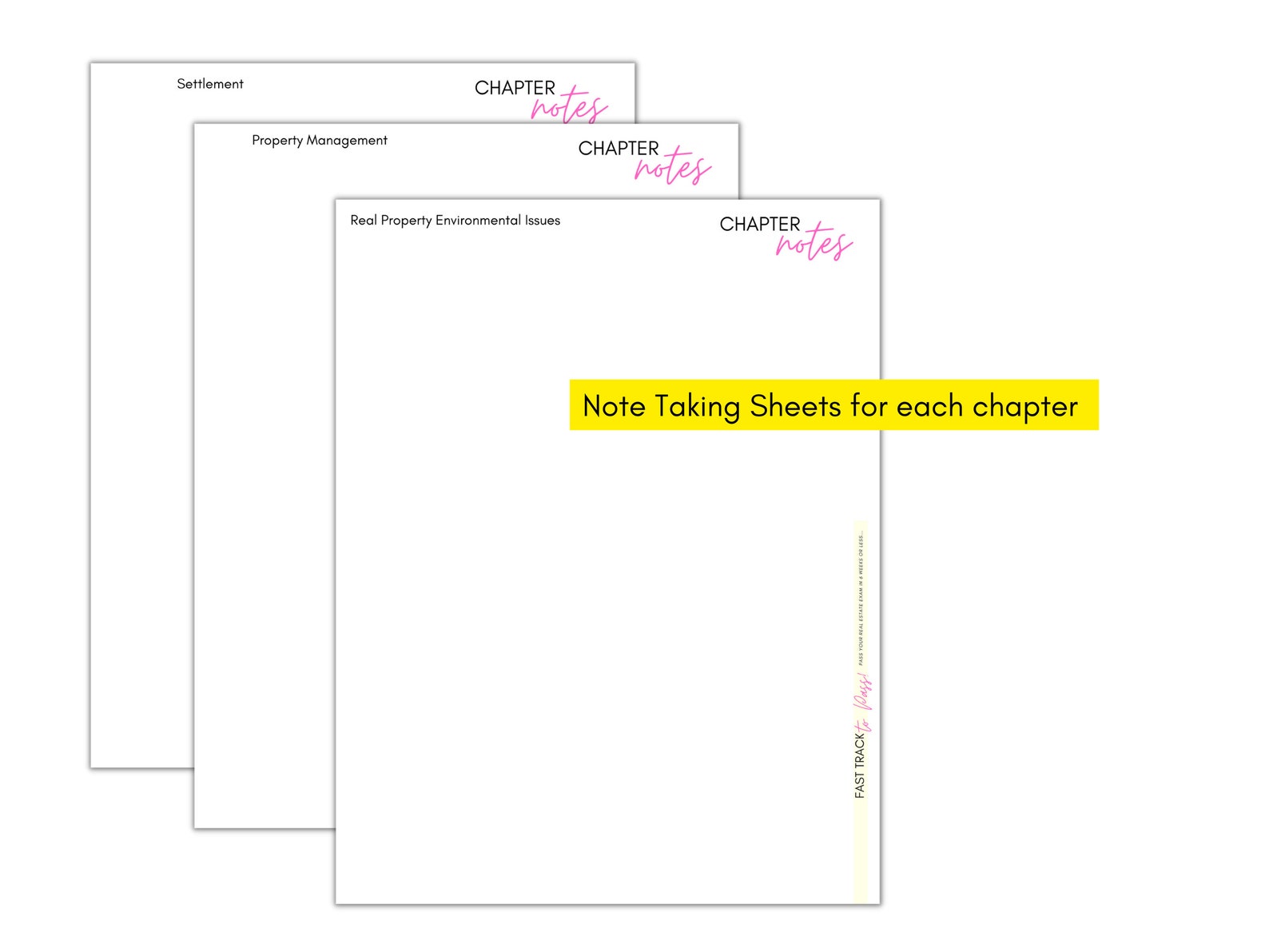Complete Real Estate Exam Study Guide Note Taking Strategy 47 Pages