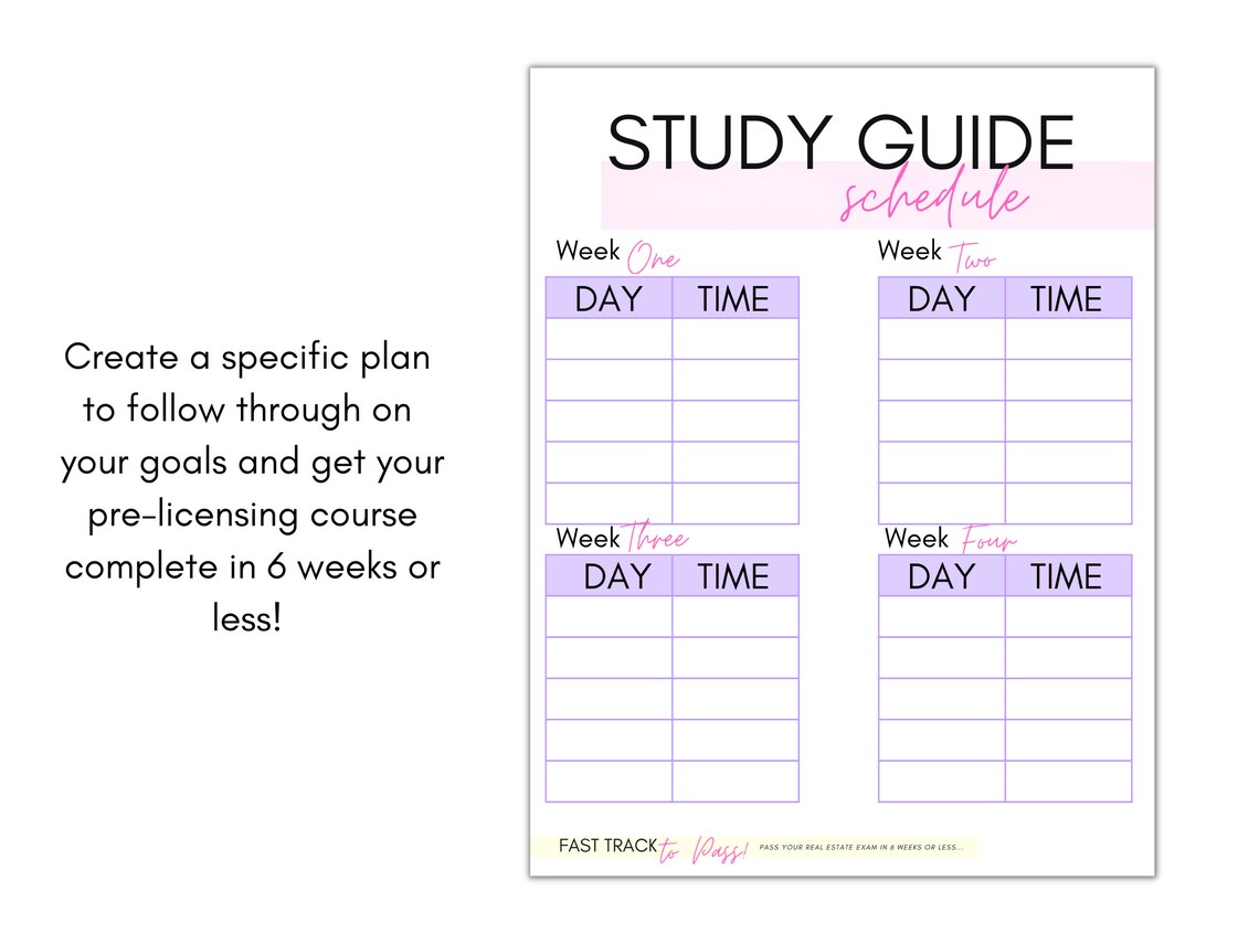 Complete Real Estate Exam Study Guide Note Taking Strategy 47 Pages