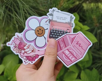 heart cheetah print aesthetic waterproof stickers indie etsy ireland