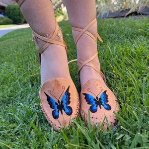 Colorful Mexican Huarache Sandals: Handmade Leather Boho Footwear for Women, All Sizes Available