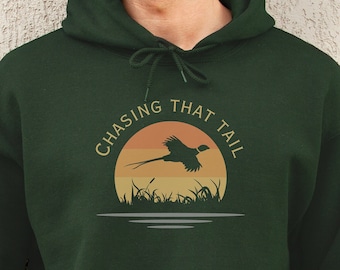 pheasant season hooded sweatshirt, pheasant hoodie, bird hunting, bird hoodie, pheasants, hunting season, pheasant shirt, hunting hoodie