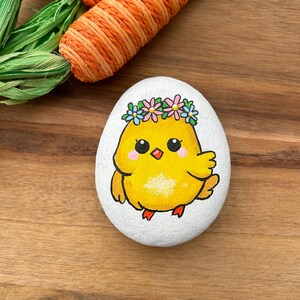 Baby Chicks Painted Rocks, Cute Chicks, Easter Rocks, Easter Stone ...