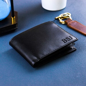 Anniversary Gift for Him,Personalized Wallet,Mens Wallet,Engraved Wallet,Leather Wallet,Custom Wallet,Boyfriend Gift for Men,Gift for Dad