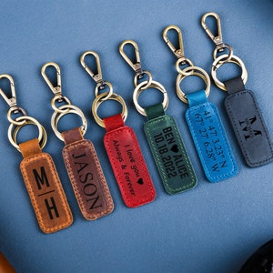 Personalisierter Leder-Schlüsselanhänger, personalisierter Koordinaten-Schlüsselanhänger, wo alles begann, Geschenk zum 3-jährigen Jubiläum. Herren Geschenk, Muttertags Geschenk.