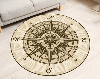 Compass Rose Carpet - Etsy