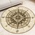 Compass Rose Rug, Compass Medallion Decor, Home Decor, 3D Compass Rug ...