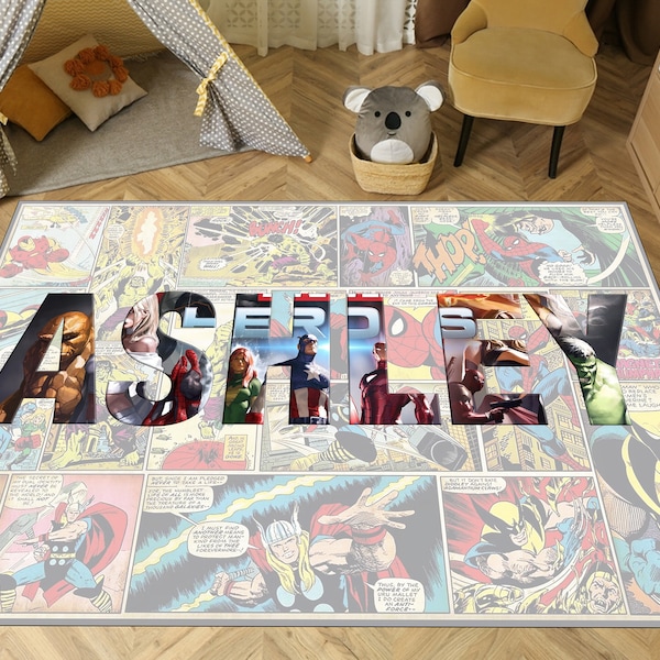 Avengers Rug - Etsy