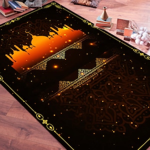 Janamaz, Prayer Rug, Gift for Ramadan, Prayer Mat, Personnalisable, Prayer Rug Personalized, Islamic Gift, Muslim Gift, Islamic Gifts,