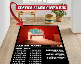 Custom Album Cover Rug,Personalized Album Cover,Album Cover Rug,Area Rugs,Custom Rug,Album Cover Poster,Custom Poster,Music Poster