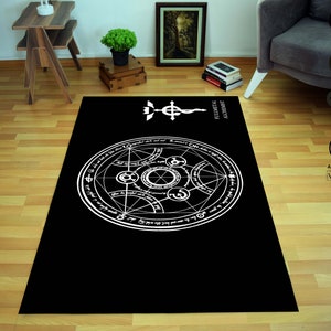 Circle Cool Japanese Anime Manga, Alchemist Transmutation, FMA, Rug ...