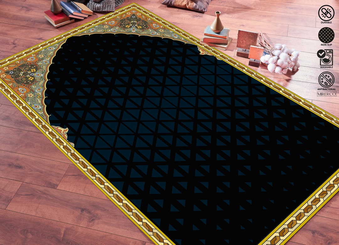 Ramadan Gift, Modern Prayer Rug, Prayer Rug, Modern Mat, Personalised
