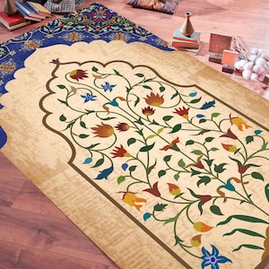 Boys and Girls Prayer Rug, Eid, Ramadan Gift, Modern Prayer rug, Tapi de Priere, Eid Gift, Gebetsteppich, Decorative Prayer Rug,Islamic Gift