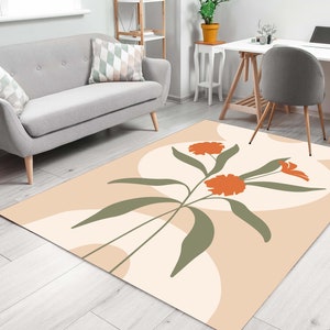 Soft Rug, Non Slip Rug, Washable Rug, Diningroom Rug, Modern Abstract Rug, Minimalist Rug, Area Rug for Livingroom Rug, Rug for Bedroom