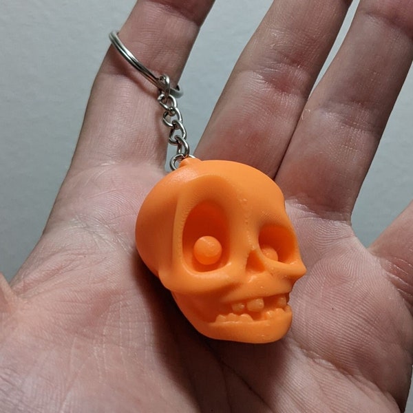 Silly Skull Keychain - Many Colors Available