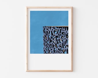 Marseille poster, Mucem poster, Mucem Museum in Marseille, Marseille home decor, Marseille city poster, Marseille poster