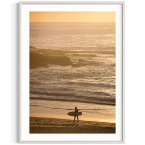 Surf poster | Sunrise photography | Beach art print | Maroubra, Australia