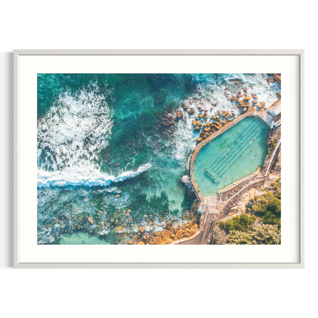 Bronte Pool Sign Bronte Ocean Pool Print | Coastal Photography | Sydney Wall Art - Etsy