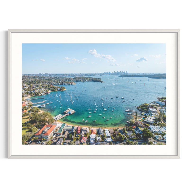 Watsons Bay Aerial Print Australia Photography Etsy UK
