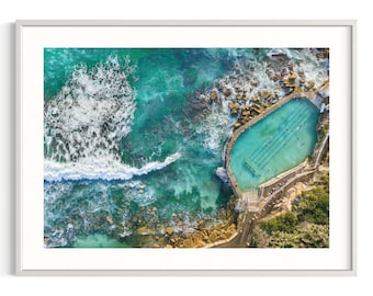 Bronte Baths | Aerial photography | Giclée art print | Australia