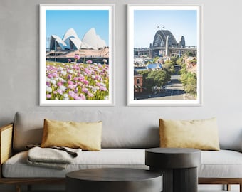 Vintage Gold Sydney Skyline Framed Picture - Australia Gift Box - Etsy