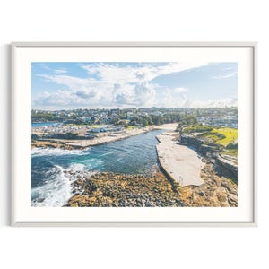 Clovelly / Fotografía de playa / Impresión aérea / Arte australiano