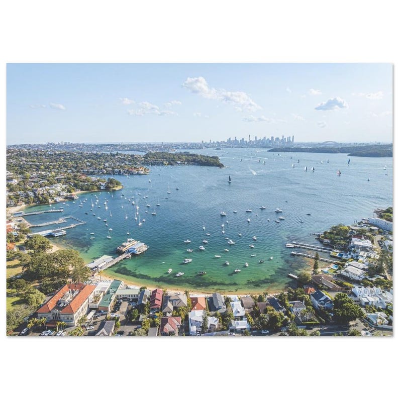 Watsons Bay Aerial Print Australia Photography Etsy UK
