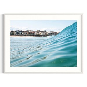 Playa Maroubra / Fotografía de olas / Póster del océano / Impresión artística giclée / Australia