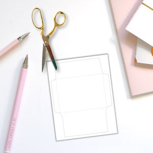 A6 Envelope Template A6 Envelope Template Printable PDF - Etsy
