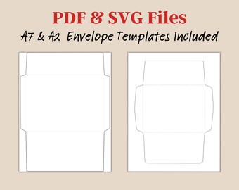 Envelope Template / 4x6 Inch Envelope / Printable Envelope 