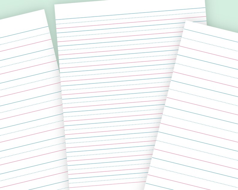 Handwriting Paper Digital, Handwriting Paper Printable, Practice