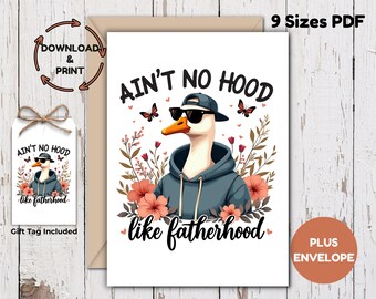 Father's Day Card for Kids, Bow Tie Card, DIY Heart Card for Dad, Stepdad or Grandpa, Father's Day Craft Template, Preschool Printable